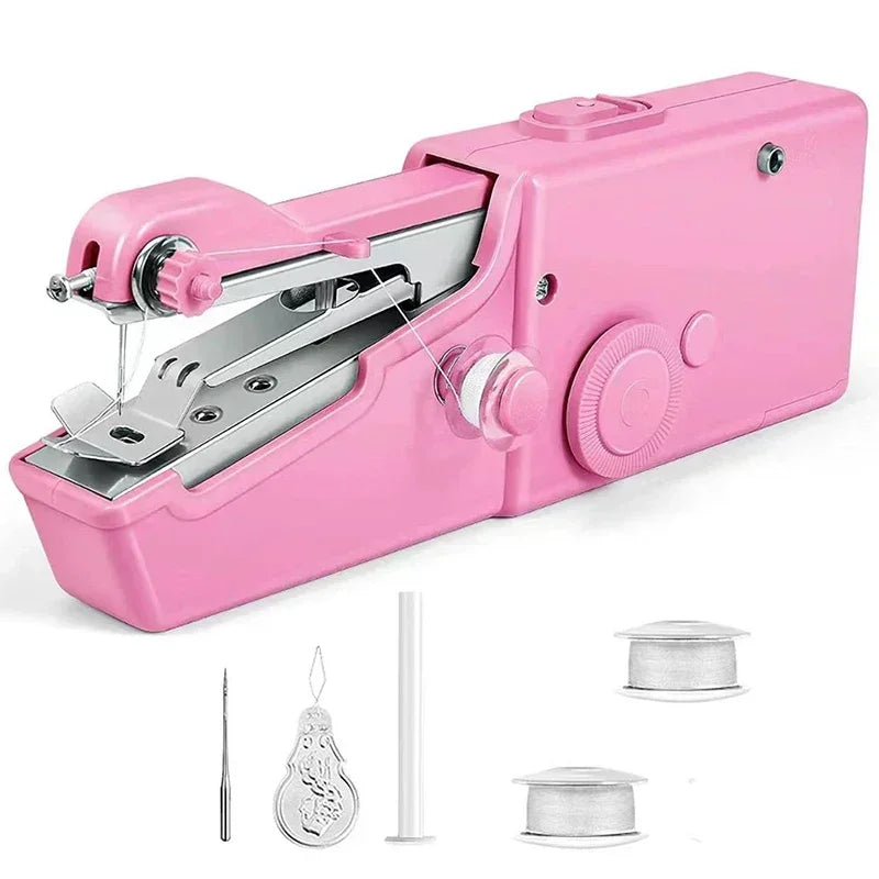 Portable Handheld Sewing Machine | Mini Stitch Electric Sewing Machine | ( Works With Cell )