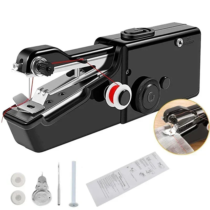 Portable Handheld Sewing Machine | Mini Stitch Electric Sewing Machine | ( Works With Cell )