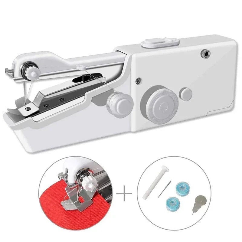 Portable Handheld Sewing Machine | Mini Stitch Electric Sewing Machine | ( Works With Cell )