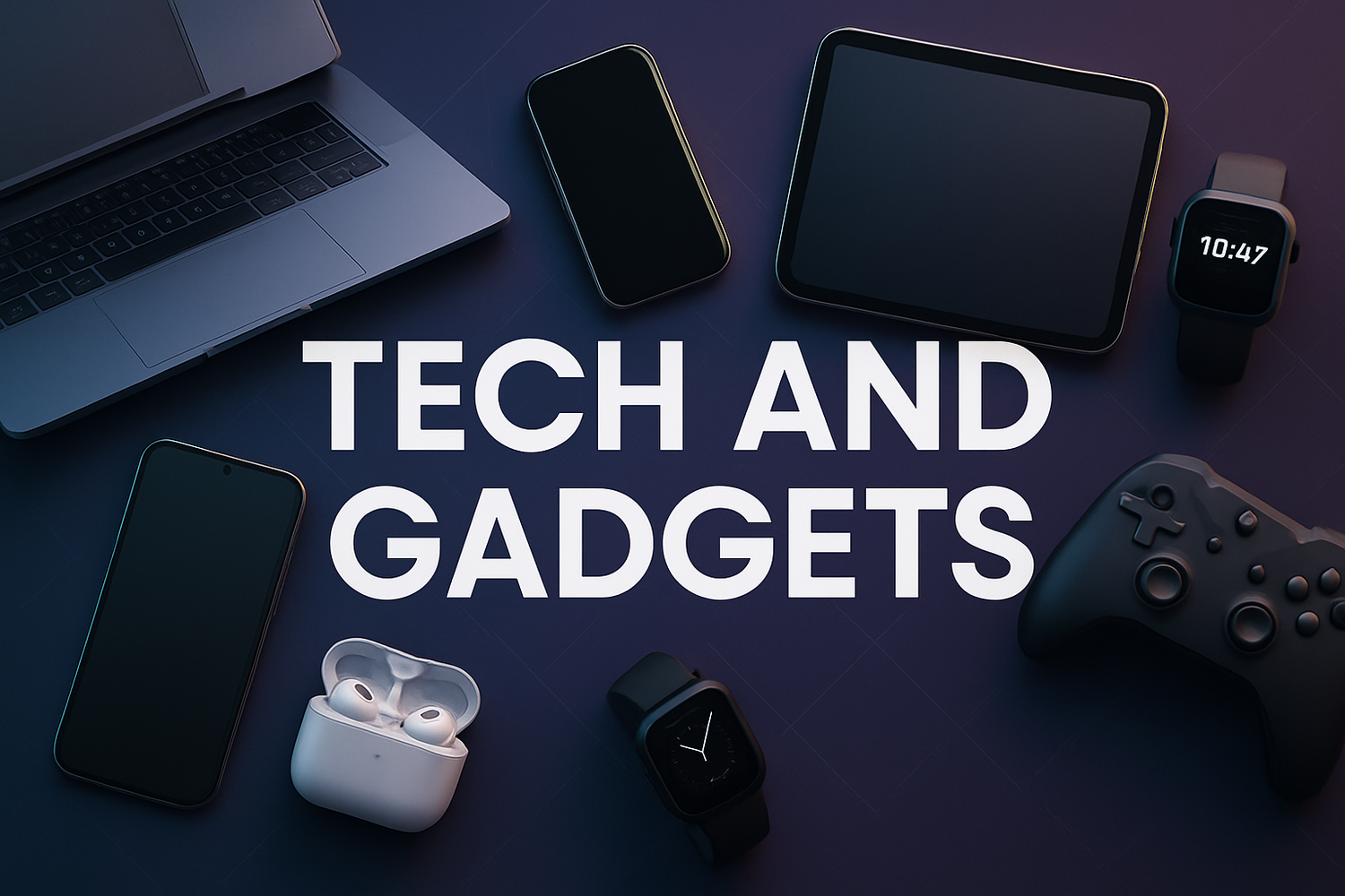 ALSO WRITE TECH AND GADGETS ON IT 