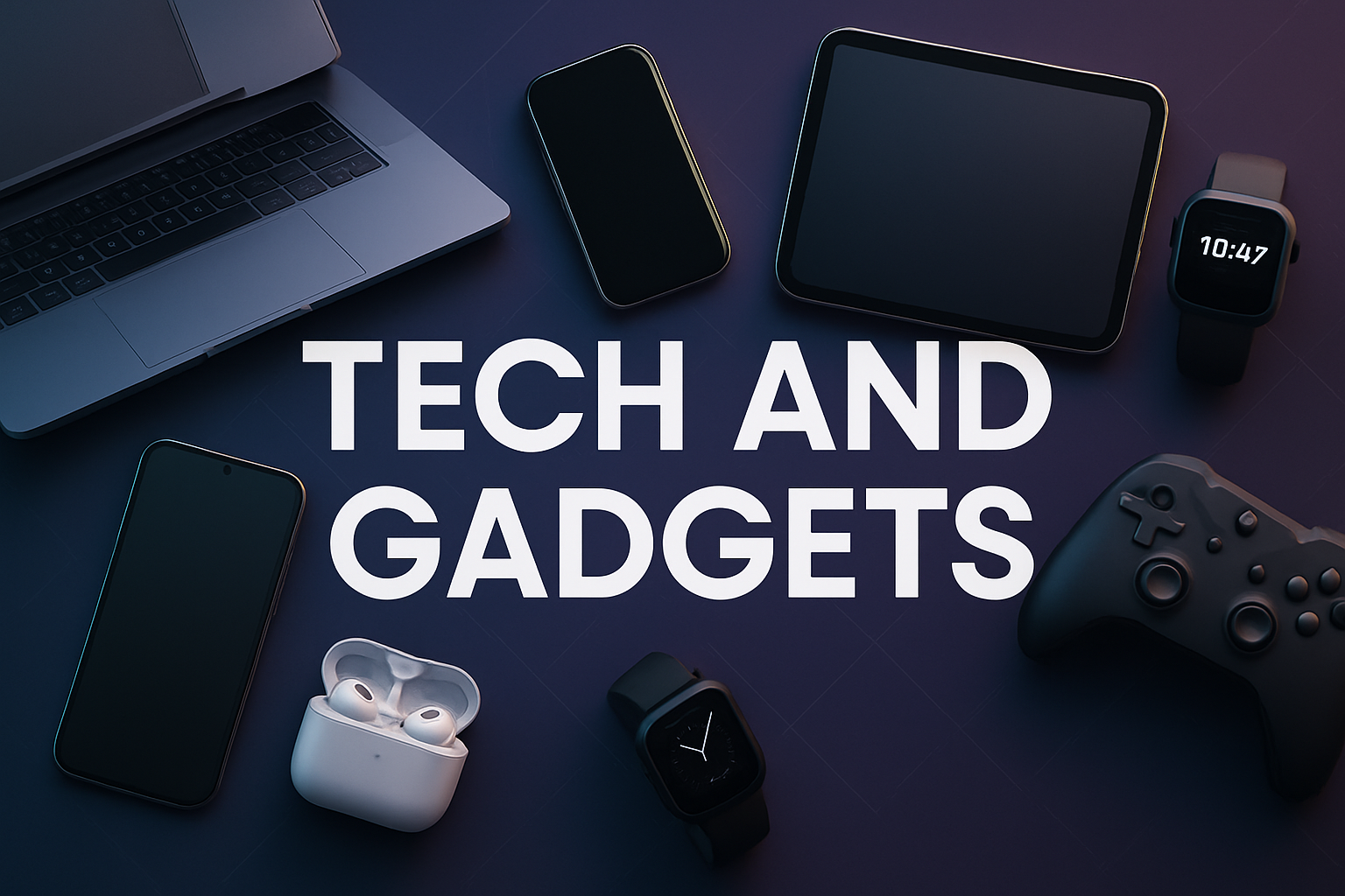 ALSO WRITE TECH AND GADGETS ON IT 