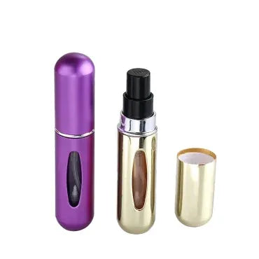 Refillable Mini Perfume Spray Bottle Spray Atomizer 5 Ml | Portable, Leak-proof