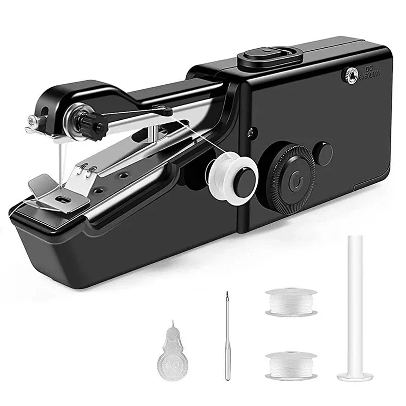 Portable Handheld Sewing Machine | Mini Stitch Electric Sewing Machine | ( Works With Cell )